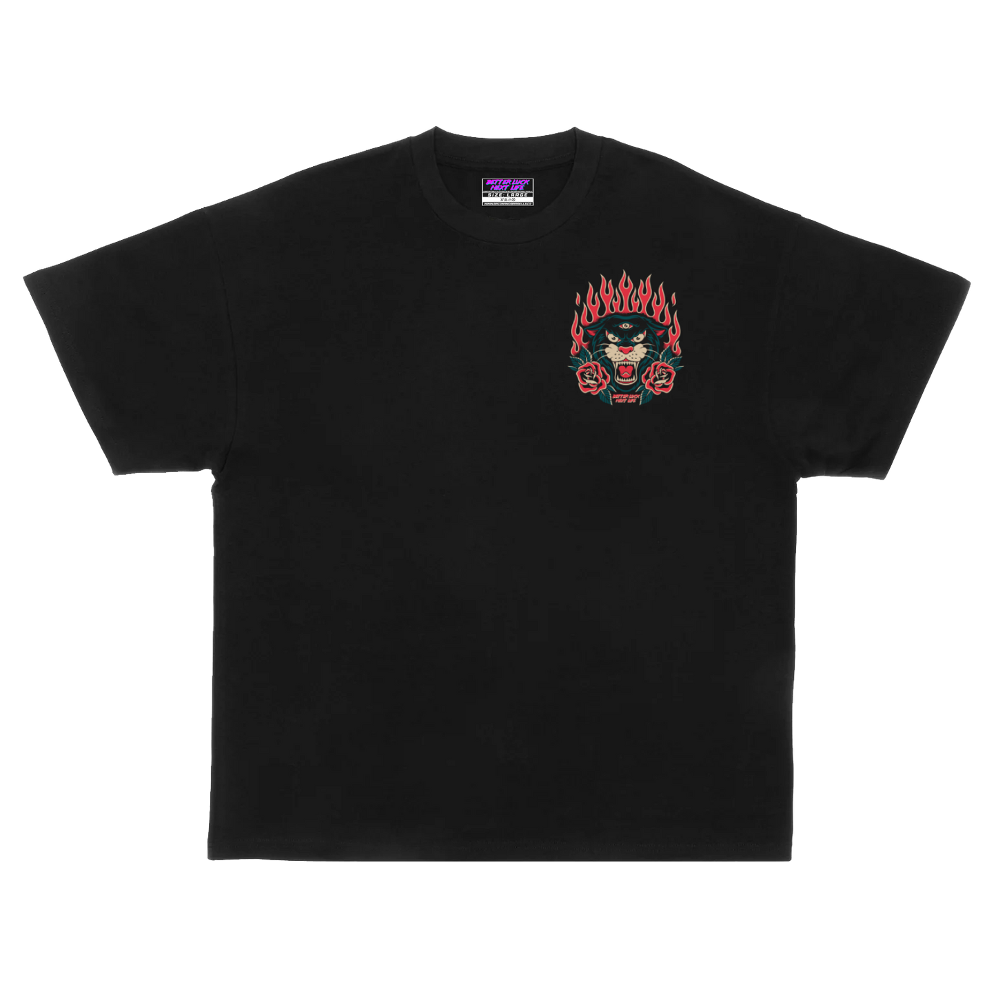 BETTER LUCK NEXT LIFE "3 EYES" OVERSIZED HEAVYWEIGHT TEE