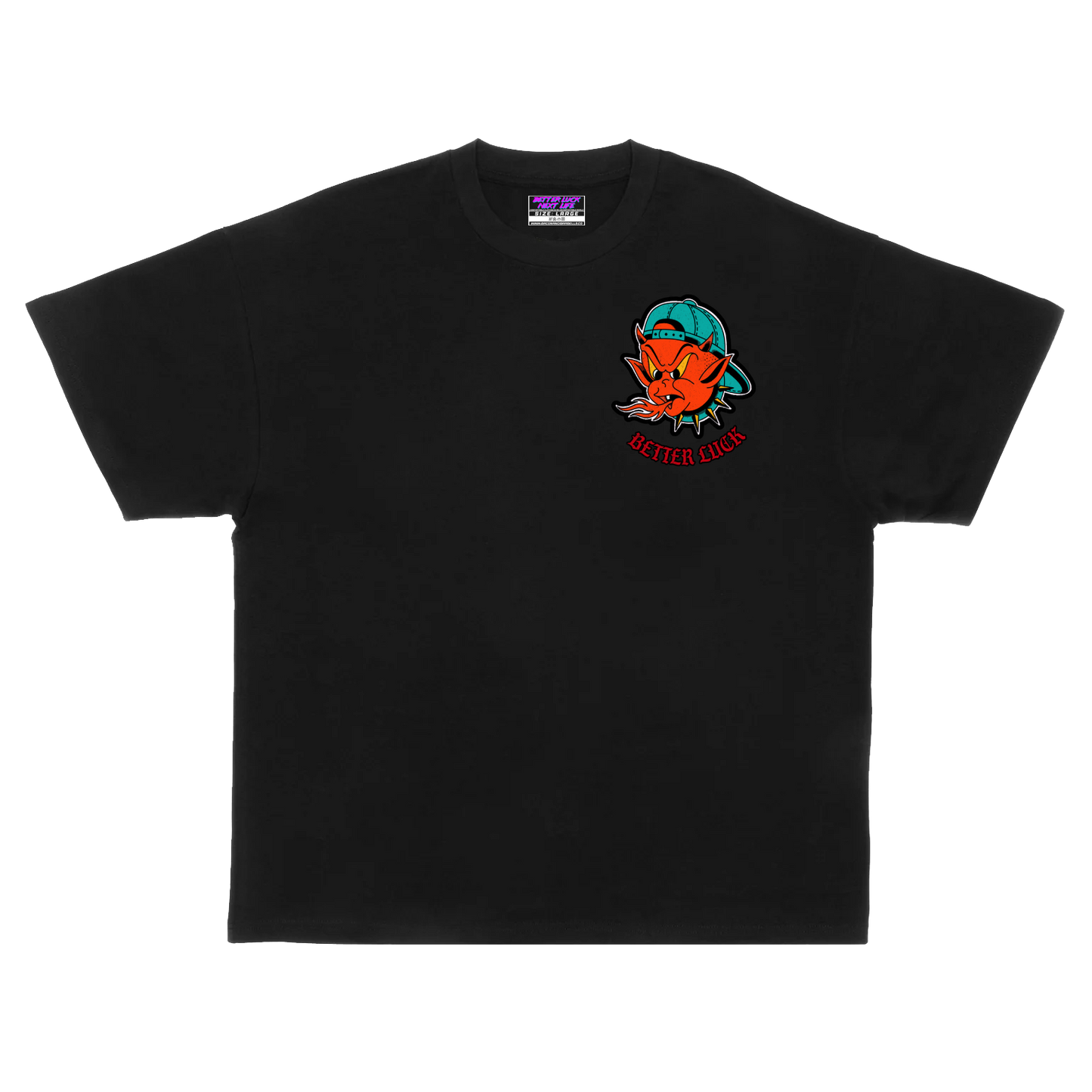 BETTER LUCK NEXT LIFE "LIL HELLRAISER" OVERSIZED HEAVYWEIGHT TEE