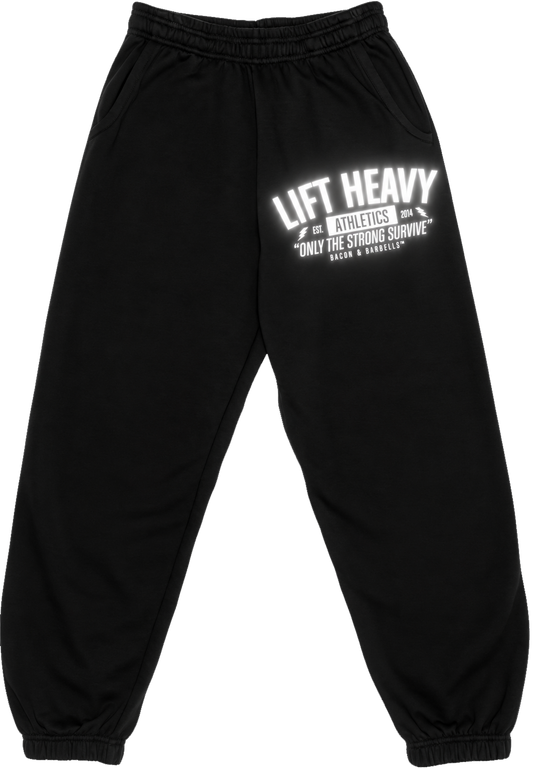ONLY THE STRONG SURVIVE 3M REFLECTIVE SWEATPANTS (Black/3M Reflective)
