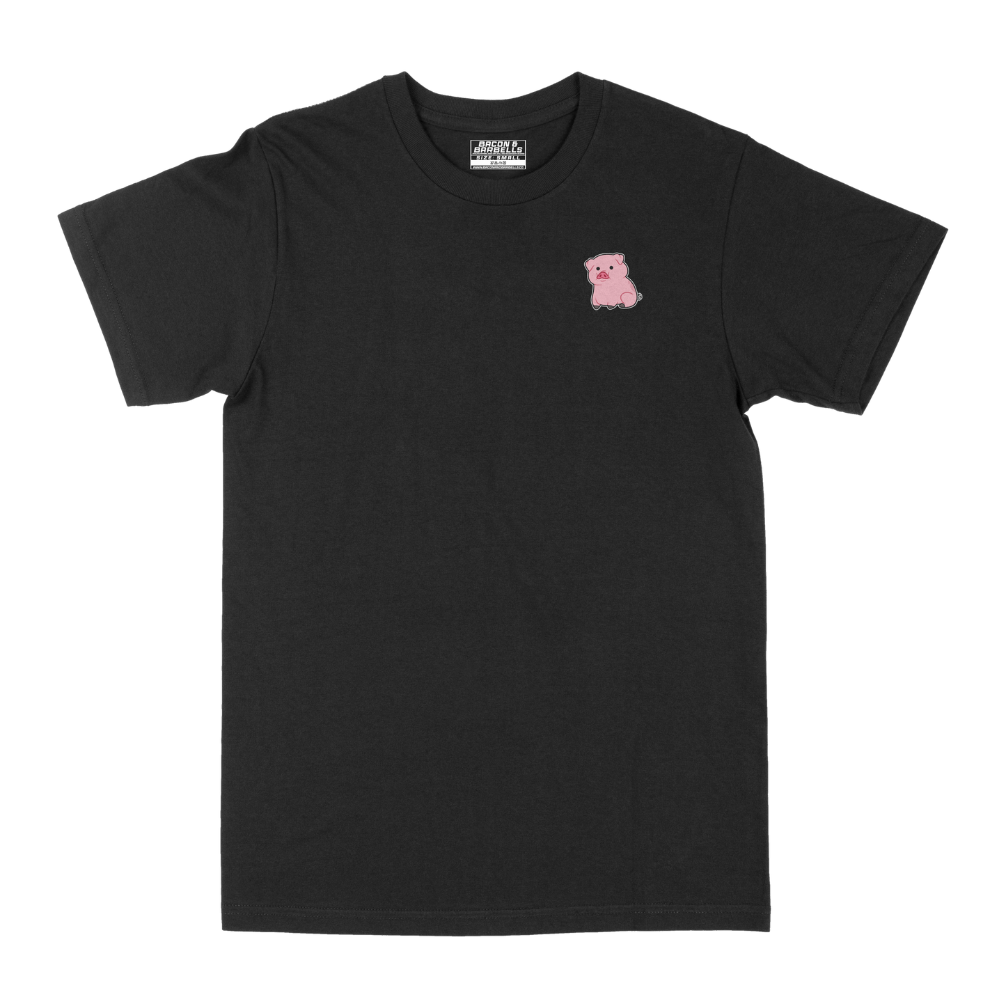 THE PIGGY TEE (Black/Oink)