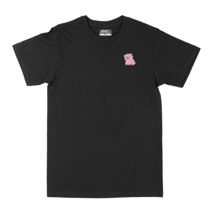 THE PIGGY TEE (Black/Oink)