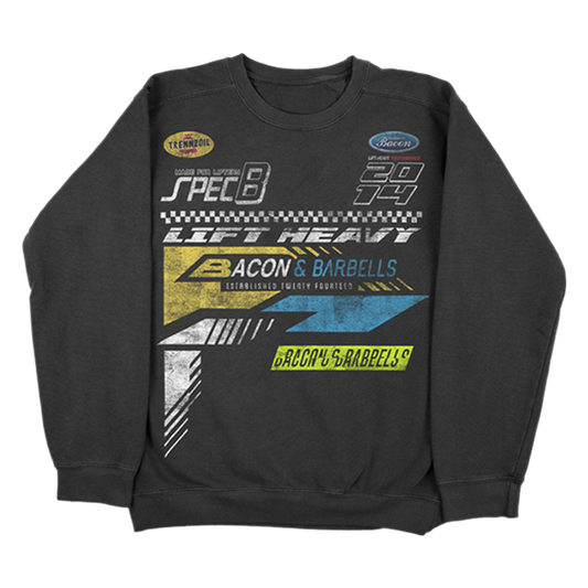 RACING TEAM #1 HEAVYWEIGHT CREWNECK (Multi/Black)