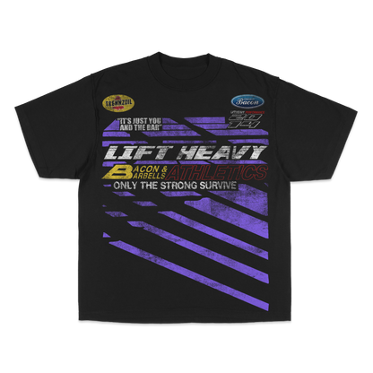 TRENNZOIL RACING TEAM #2 OVERSIZED HEAVYWEIGHT TEE (Black/Multi)