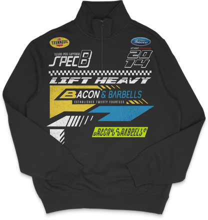 RACING TEAM QUARTER ZIP-UPS (Multi/Black)