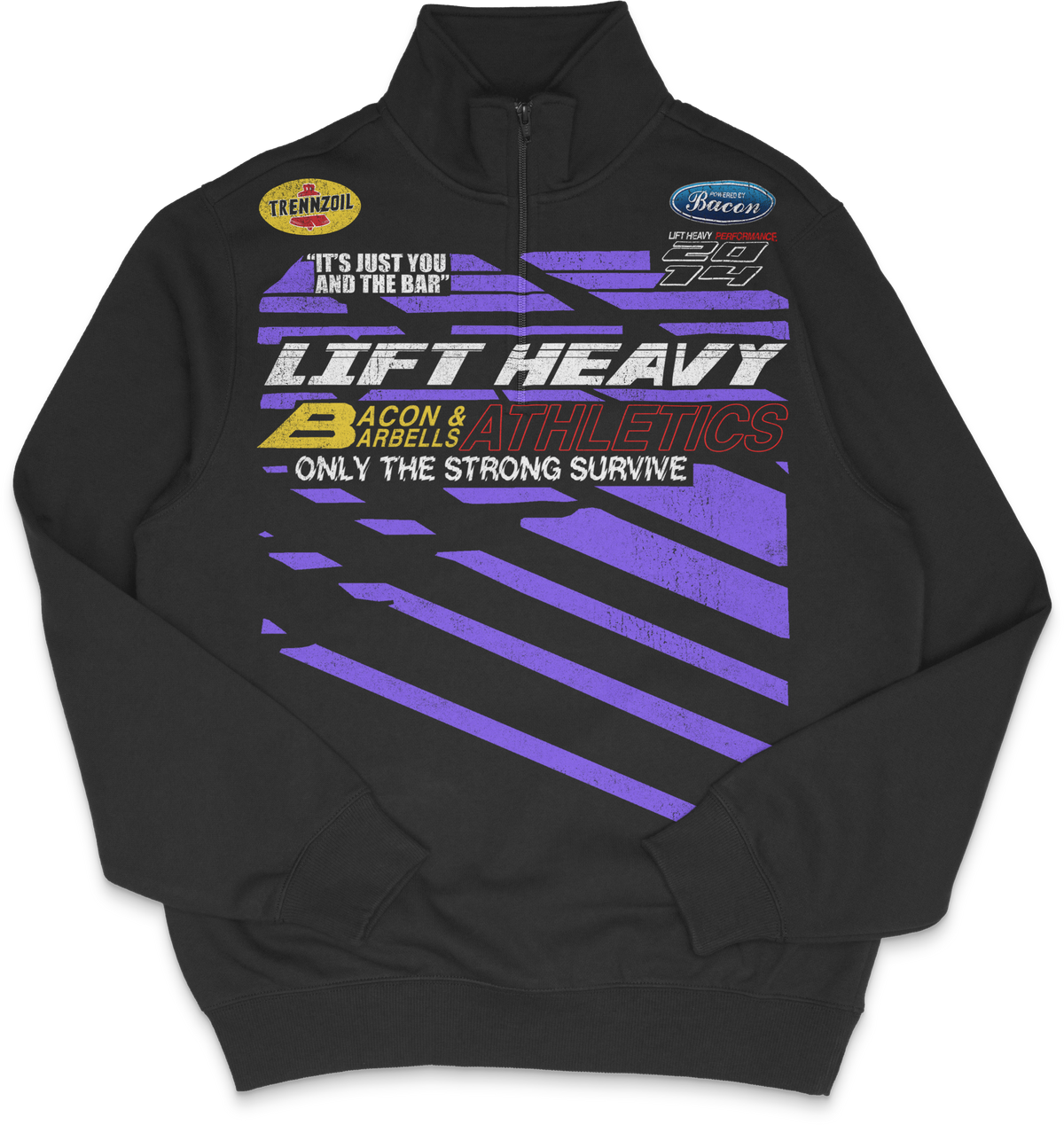 RACING TEAM QUARTER ZIP-UPS (Multi/Black)