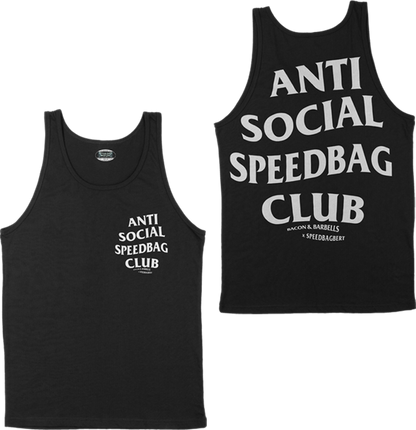 ANTI SOCIAL SPEEDBAG CLUB TANK TOP (Black/White/@speedbagbert Collab)