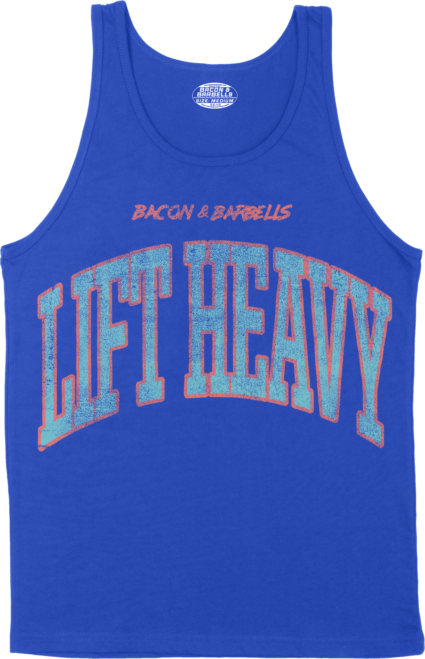 LIFT HEAVY COLLEGIATE TANK TOP (Blue/Multi)