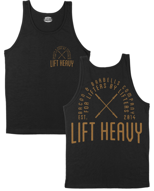 FOR LIFTERS/BY LIFTERS TANK TOP (Black/Rust)