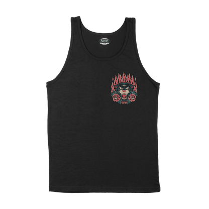 BETTER LUCK NEXT LIFE "PANTHER" TANK TOP (Black/Multi)