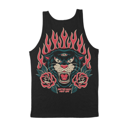 BETTER LUCK NEXT LIFE "PANTHER" TANK TOP (Black/Multi)