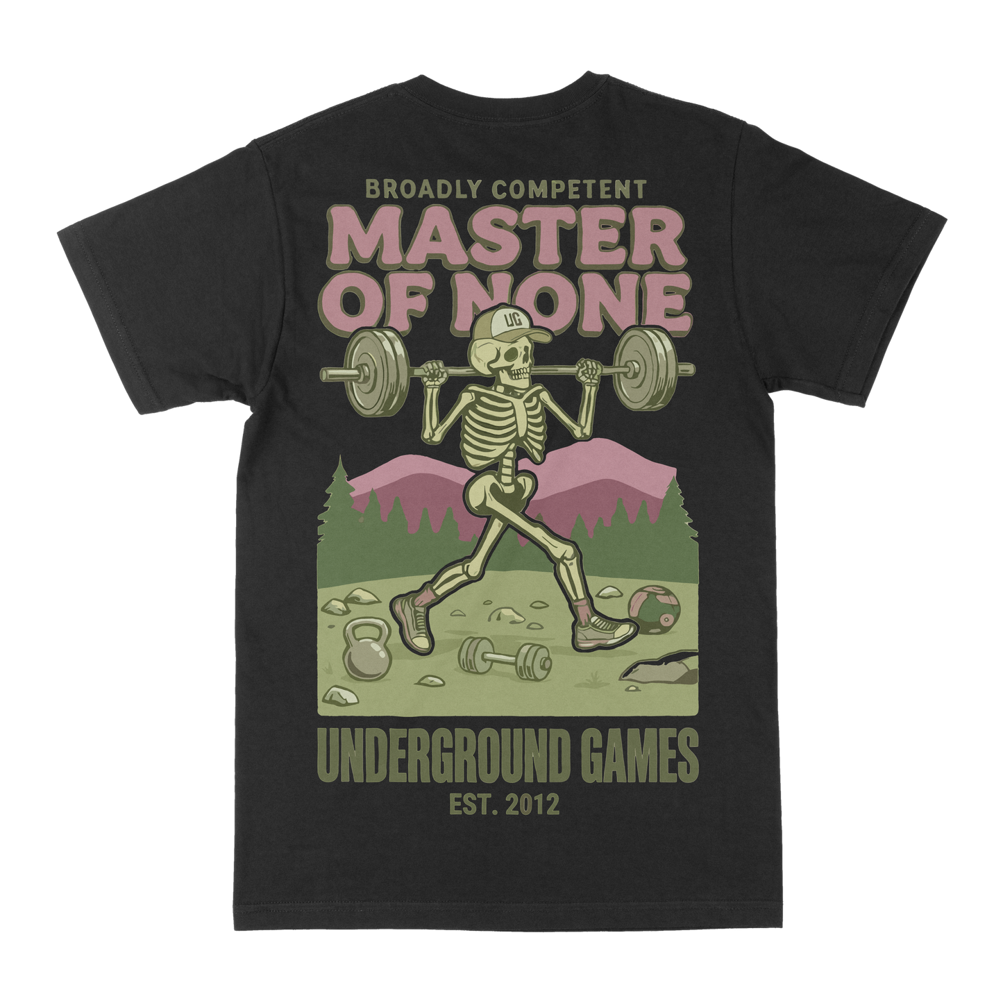 MASTER OF NONE TEE (Black/Multi)