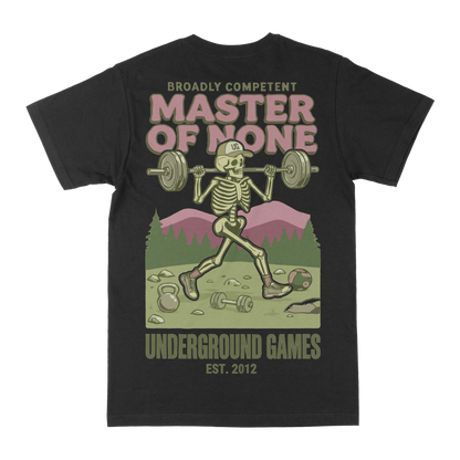 MASTER OF NONE TEE (Black/Multi)