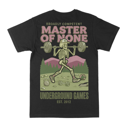 MASTER OF NONE TEE (Black/Multi)