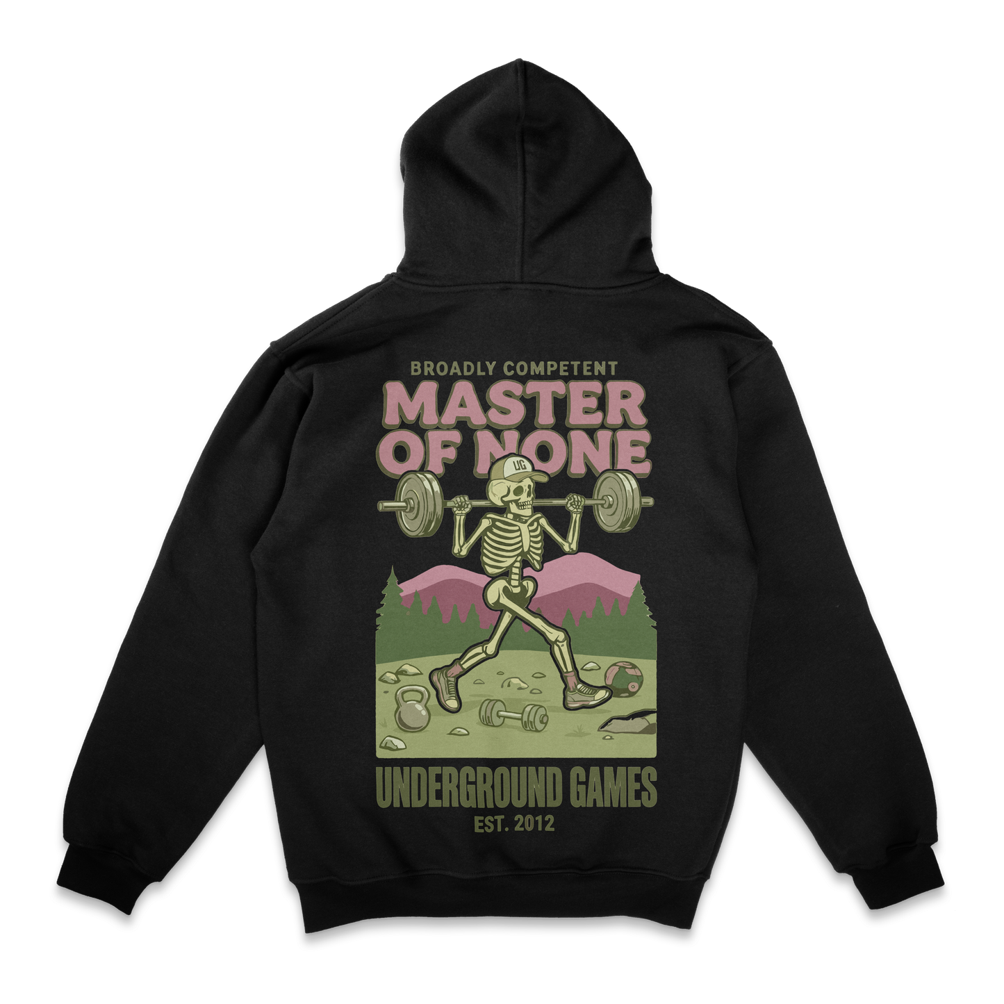 MASTER OF NONE HOODIE (Black/Multi)