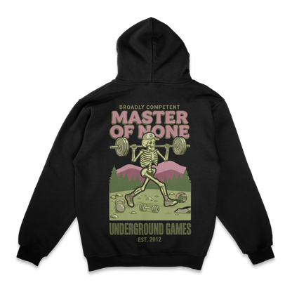 MASTER OF NONE HOODIE (Black/Multi)