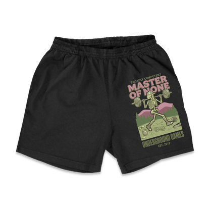 MASTER OF NONE 4.5" INSEAM SHORTIES (Black/White)