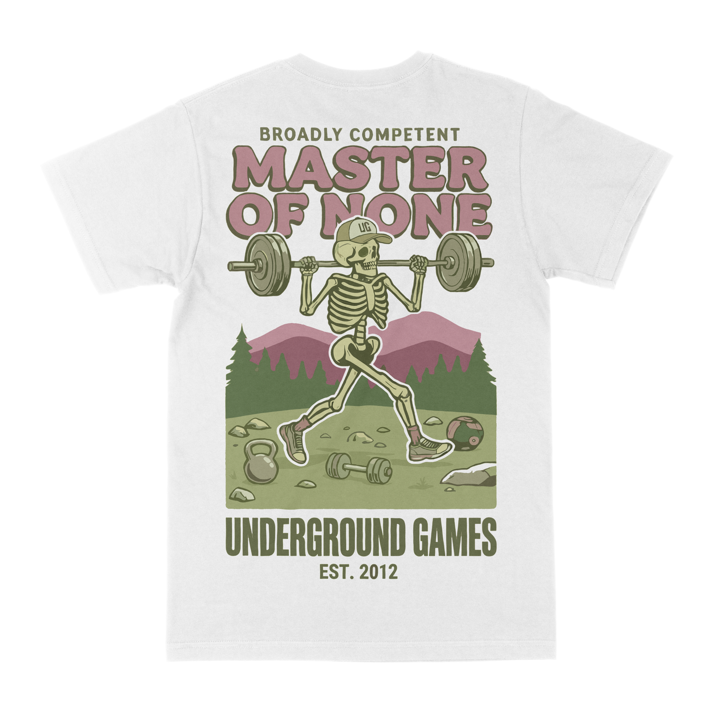 MASTER OF NONE TEE (White/Multi)