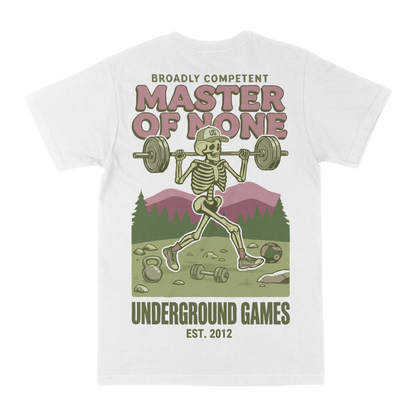 MASTER OF NONE TEE (White/Multi)