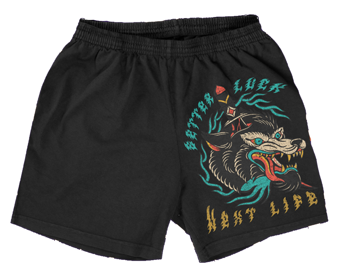 BETTER LUCK NEXT LIFE "WOLF" 4.5" INSEAM SHORTIES