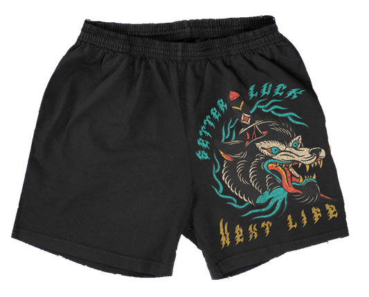BETTER LUCK NEXT LIFE "WOLF" 4.5" INSEAM SHORTIES