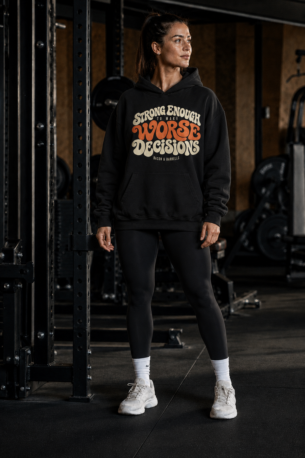 STRONG ENOUGH TO MAKE WORSE DECISIONS (Black/Cream/Orange)